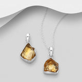 Free Formed Citrine Necklace