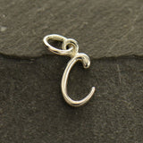 Script Letter Initial Necklace
