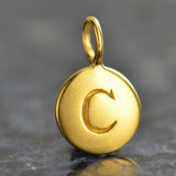Circle Capital Letters Necklace