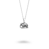 Oxidized Elephant Necklace