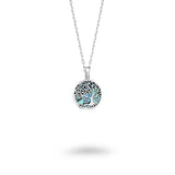 Circle Shell Tree of Life Necklace