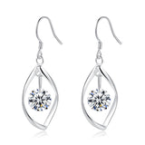 Shepherd Hook Marquis CZ Earrings
