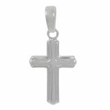 Small Tiered Cross Necklace
