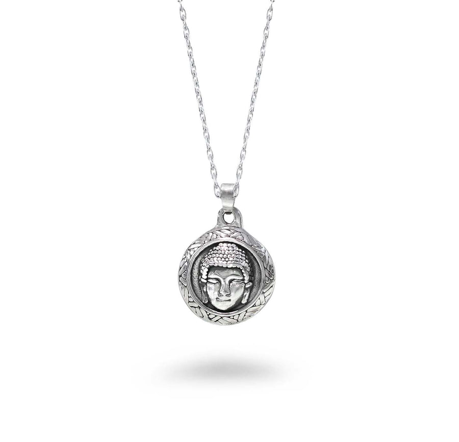Buddha in Circle Necklace