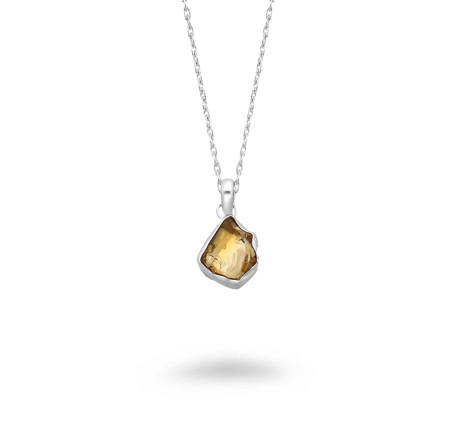 Free Formed Citrine Necklace