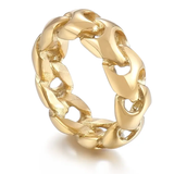Wide Curb Chain Ring