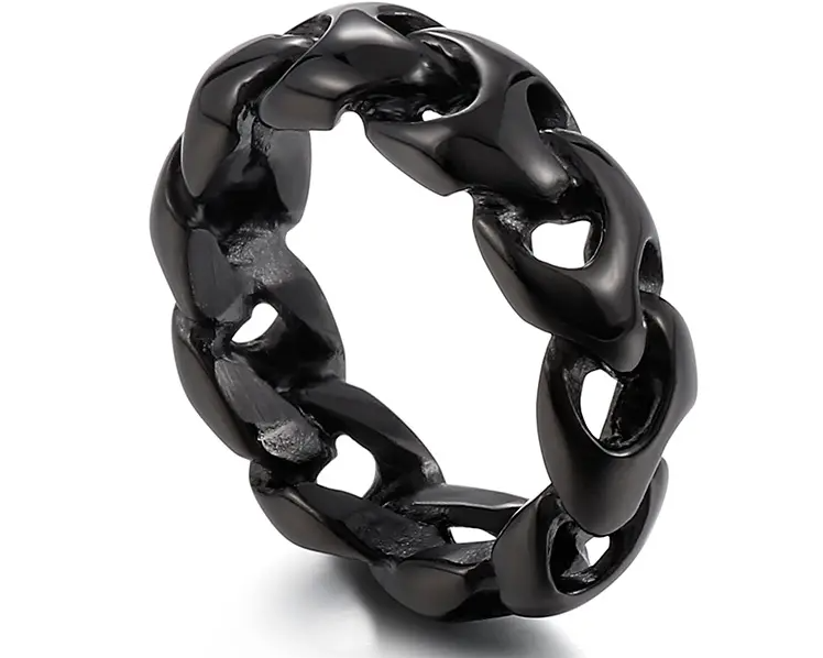 Wide Curb Chain Ring