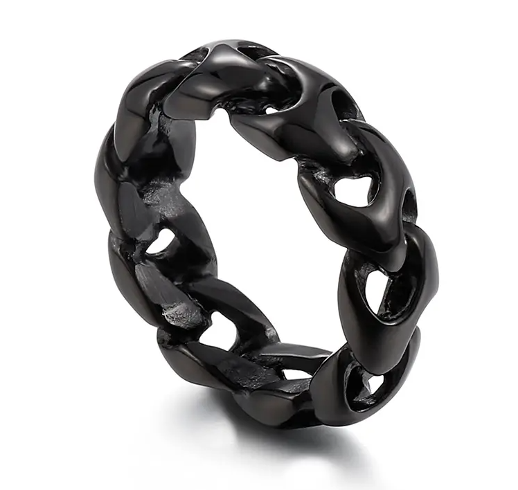 Wide Curb Chain Ring