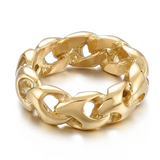 Wide Curb Chain Ring
