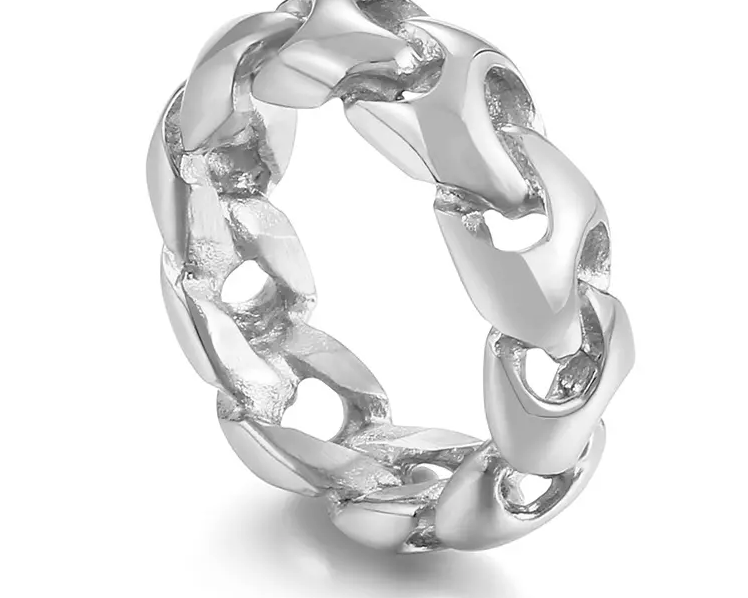 Wide Curb Chain Ring