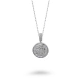 CZ Circle Allah Necklace