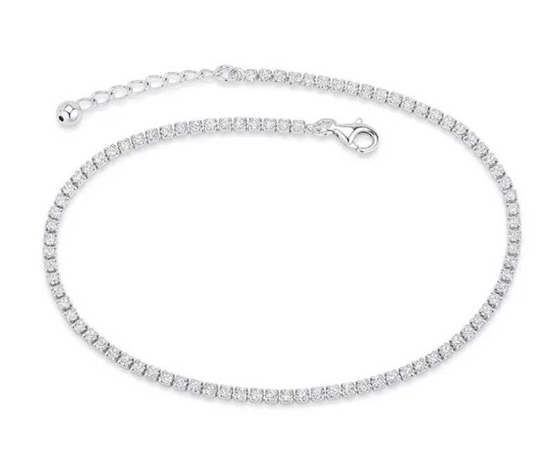 CZ Tennis Anklet