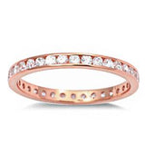 Rose Gold Eternity Ring 1.7mm