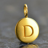 Circle Capital Letters Necklace