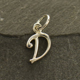 Script Letter Initial Necklace