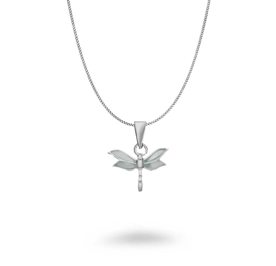 Mother of Pearl Dragonfly Necklace