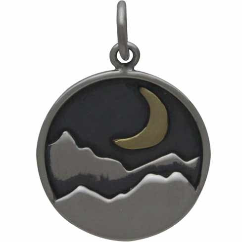 Moon Over Mountains Necklace
