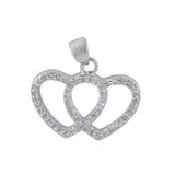 Double linked Heart Necklace