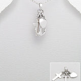Cross Heart & Anchor Necklace