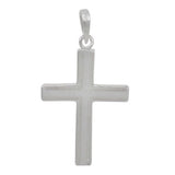 Medium Center Edge Cross Necklace