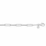 Paperclip Chain Anklet 3.2mm
