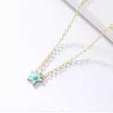 Pastel Enamel Symbol Necklace