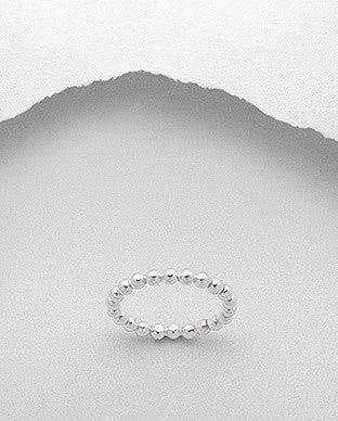 Smooth Ball Stackable Ring