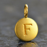 Circle Capital Letters Necklace