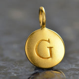 Circle Capital Letters Necklace