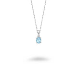 Gemstone Solitaire Necklace