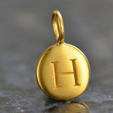 Circle Capital Letters Necklace
