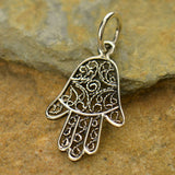 Filigree Hamsa Hand Necklace