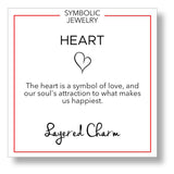 Side Dangle Heart Necklace