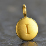 Circle Capital Letters Necklace