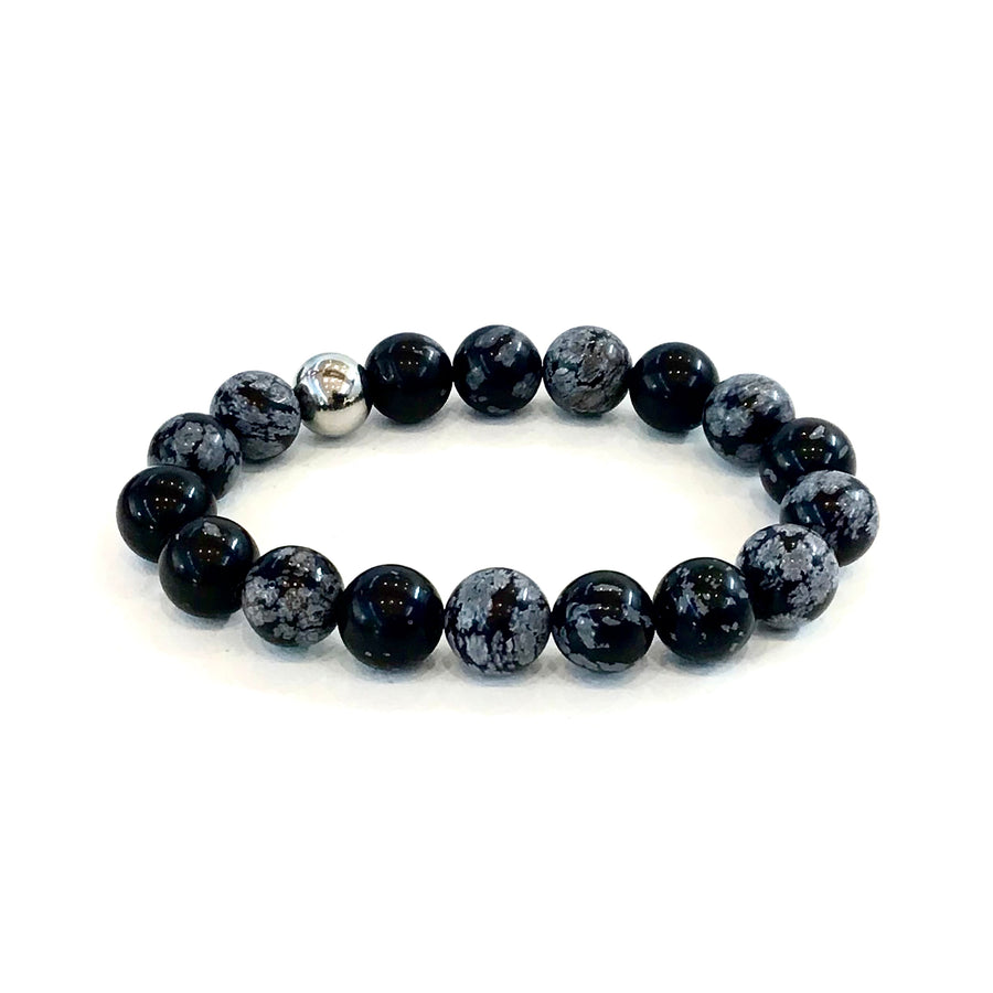 Obsidian Stone Bracelet