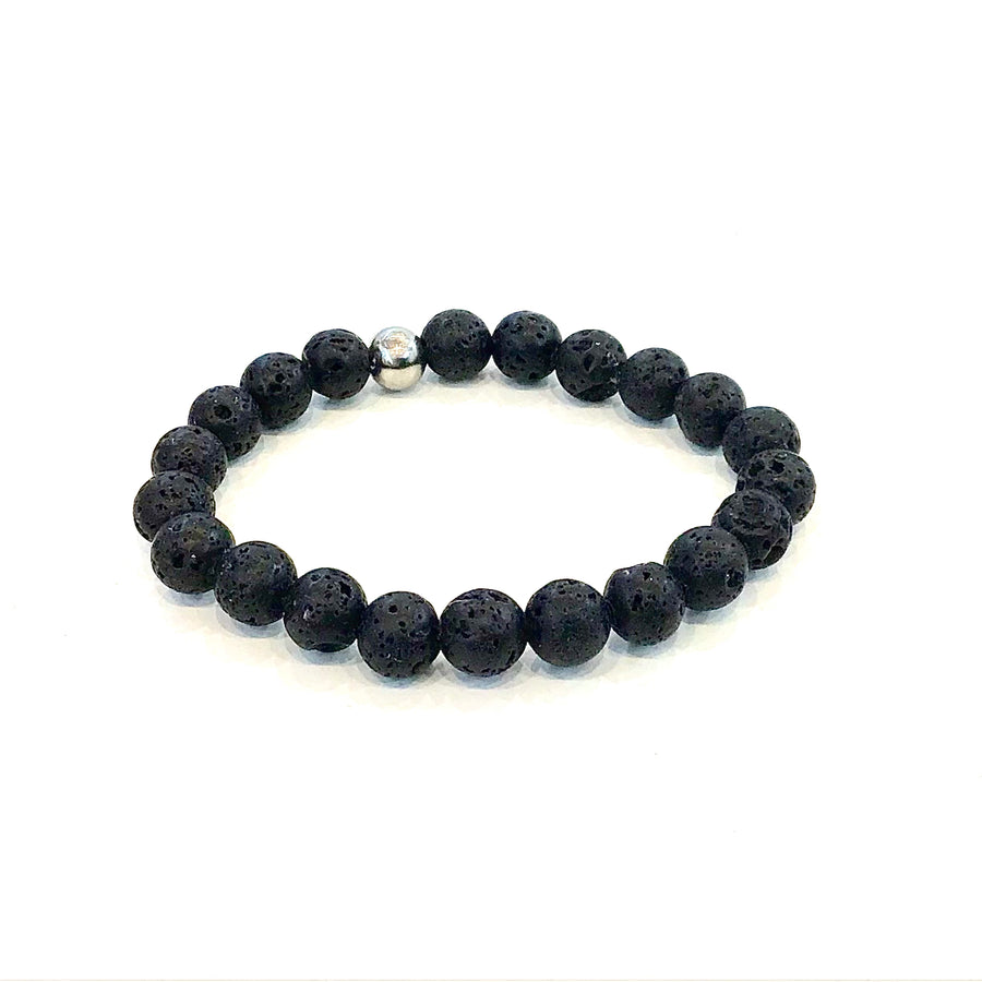 Lava Rock Stone Bracelet