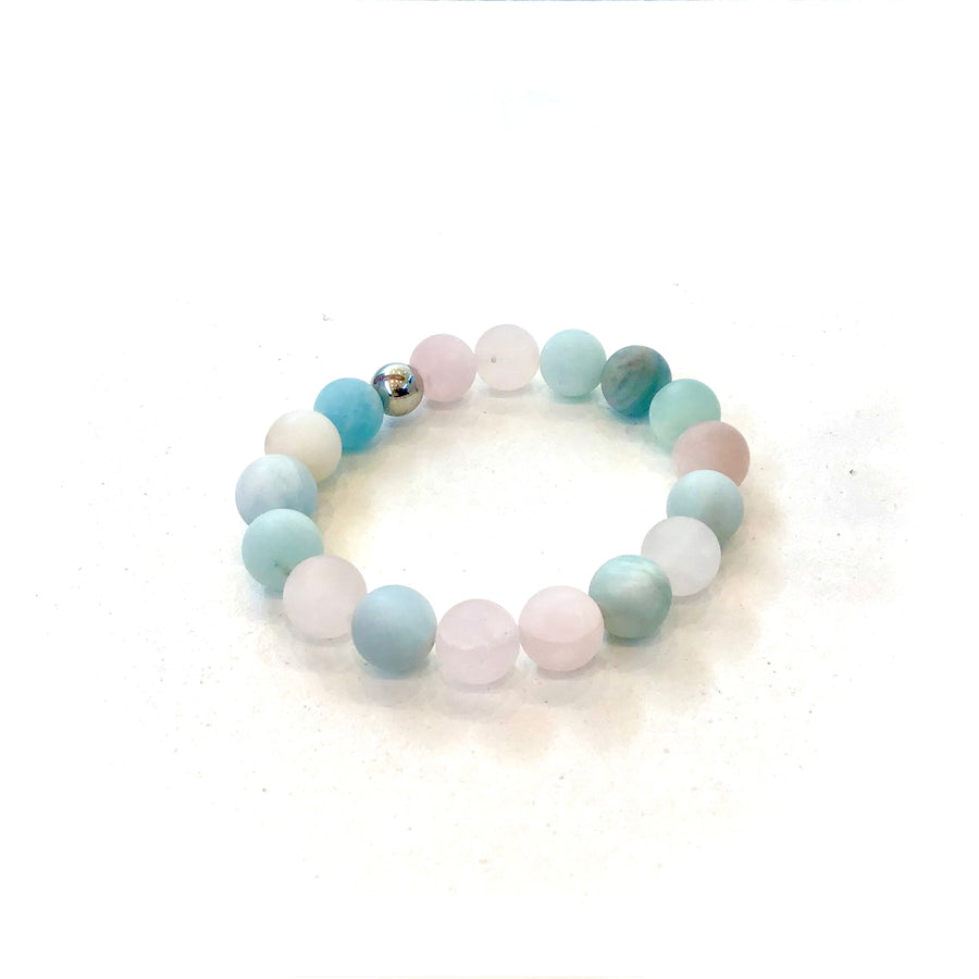 Morganite Stone Bracelet