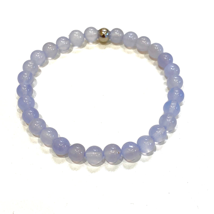 Chalcedony Stone Bracelet