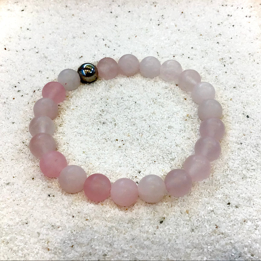 Rose Quartz Stone Bracelet