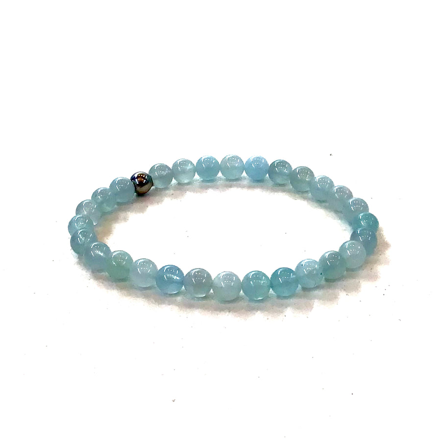 Aquamarine Stone Bracelet