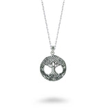 Interwoven roots Tree of Life Necklace