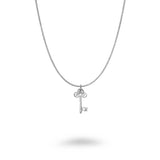 Ornate Clover Key Necklace