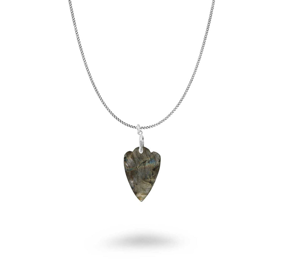 Labradorite Arrowhead Necklace