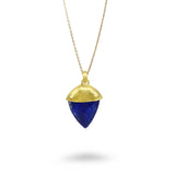 Semi Precious Cone Shape Necklace