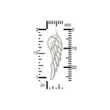 Medium Outline Angel Wing Necklace