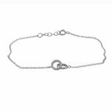 Linked Circles Chain Bracelet