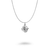 Hammered Oval Locket Necklace