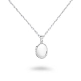 Small Oval Locket Necklace