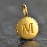 Circle Capital Letters Necklace