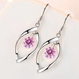 Shepherd Hook Marquis CZ Earrings